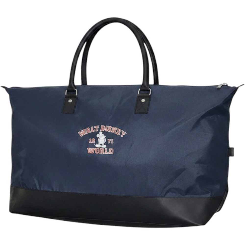 Walt Disney World Large‎ Blue Tote Bag Travel Duffel Authentic Mickey 1971 VTG